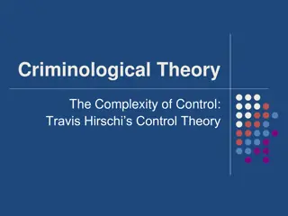 Hirschi's Criminological Control Theory