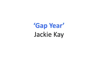 Gap Year: Jackie Kay's Reflections on Parenthood and Growing Up