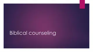 Biblical Counseling