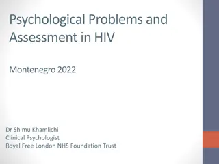 Psychological Challenges in HIV Patients: Assessment and Treatment Insights