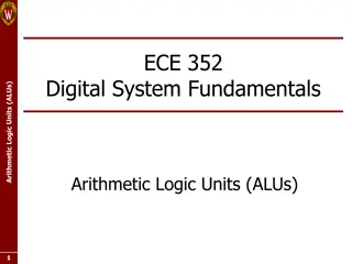 Designing ALUs: Logic and Arithmetic Units in Digital Systems