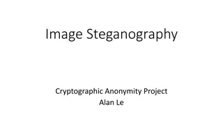 Exploring Image Steganography for Anonymity and Cryptographic Projects