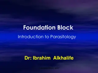 Introduction to Parasitology: Definitions, Host-Parasite Relationship, and Classification