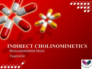 Indirect Cholinomimetics and Anticholinesterases