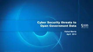 Cyber Security Threats to Open Government Data and Effective Solutions