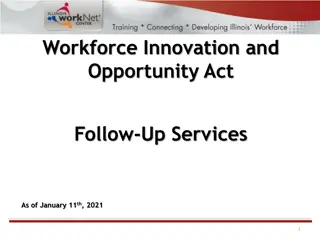 Effective Follow-Up Services under the Workforce Innovation and Opportunity Act