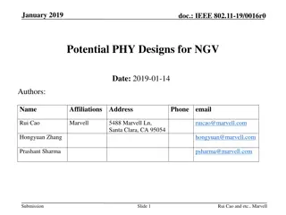 Enhancing PHY Designs for Next-Generation Vehicles