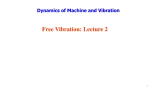 Dynamics of Machine and Vibration through Free Vibration Analysis