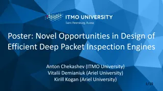 Efficient Deep Packet Inspection Engines: Novel Design Opportunities