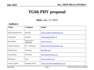 Integration Proposal for IEEE 802.11 LC-Optimized PHY