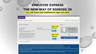 New Way to Sign In: EEX PIV Card and Login.gov Methods