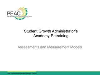Student Growth Assessments and Measurement Models in Illinois