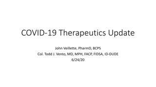 COVID-19 Therapeutics Update: Hydroxychloroquine & Remdesivir Studies (June 2020)