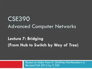 Bridging LANs in Computer Networks