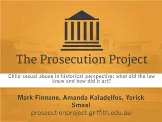 Historical Perspective on Child Sexual Abuse Laws