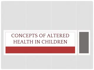 Altered Health in Children and Growth Development Definitions