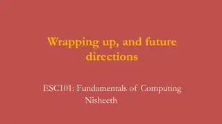 Exploring Future Directions in Computing Fundamentals