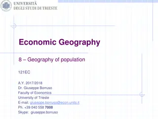 Insight into Global Population Distribution and Trends