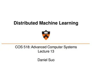 Machine Learning in Distributed Systems