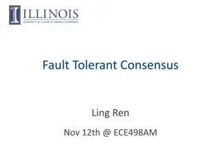 Fault Tolerant Consensus for Reliable Systems
