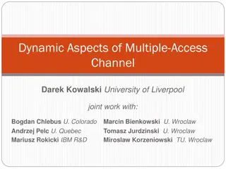 Dynamic Aspects of Multiple Access Channel and Wireless Networks