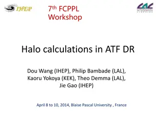 ATF Damping Ring Beam Halo Generation and Distribution Study