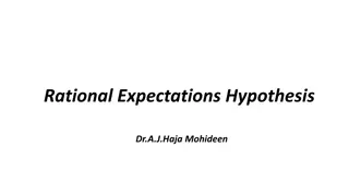 Rational Expectations Hypothesis in Economic Decision-Making