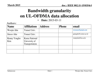 Developing UL-OFDMA Procedure for Enhanced Throughput in 802.11ax