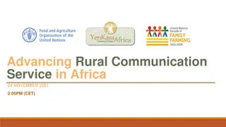 Advancing Rural Communication Services in Africa - Yenkasa Africa Initiative