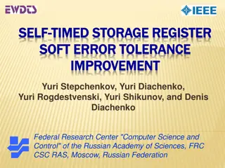 Soft Error Tolerance in Self-Timed Storage Register Circuits