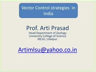 Vector Control Strategies and Disease Vectors in India