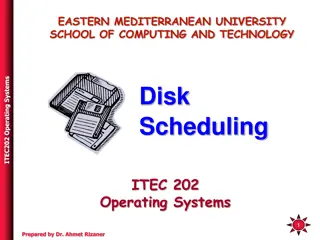 Disk Performance Parameters in Operating Systems