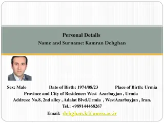 Kamran Dehghan - Neonatology Associate Professor and Pediatrician in Urmia