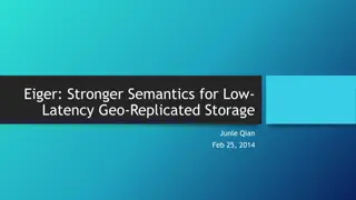Stronger Semantics for Low-Latency Geo-Replicated Storage