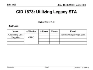 Utilizing Legacy STA in Opportunistic Sensing
