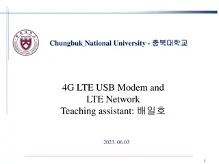 Chungbuk National University 4G LTE USB Modem and Network Overview