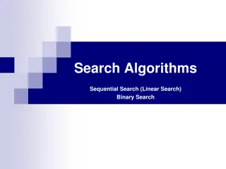 Search Algorithms: Sequential vs. Binary Search