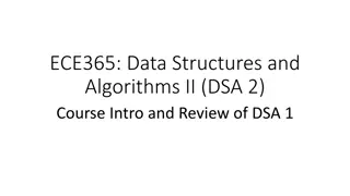 Data Structures and Algorithms in ECE365 Course
