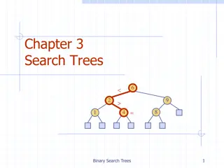 Binary Search Trees and Operations