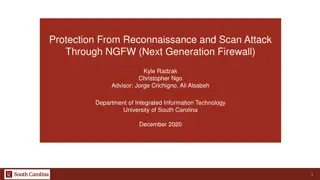 Protection from Reconnaissance and Scan Attacks Through NGFW