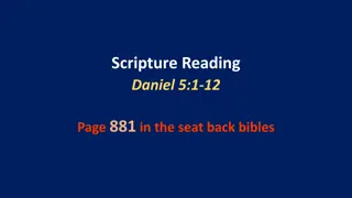 Belshazzar's Knowledge and the Judgment of Babylon in Daniel 5