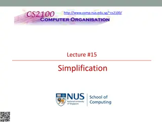 Simplification Techniques in Digital Circuit Design