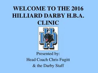 2016 Hilliard Darby H.B.A. Clinic Overview