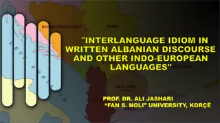 Interlanguage Idioms in Written Discourse: Comparative Analysis