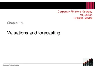 Valuations and Forecasting in Corporate Financial Strategy
