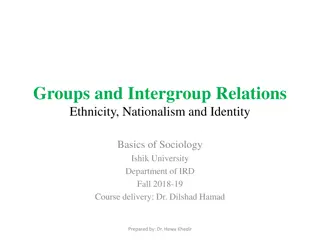 Ethnicity, Nationalism, and Identity in Sociology