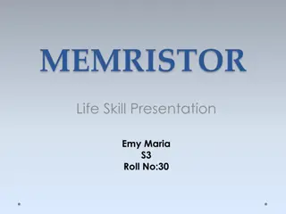 Memristors in Electronics