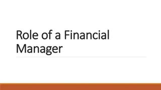 Key Functions of a Financial Manager