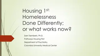 Effective Strategies for Addressing Homelessness: Insights from Sam Tsemberis