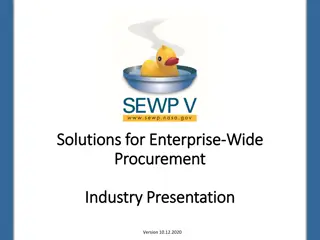 SEWP Procurement Solutions for Government Agencies